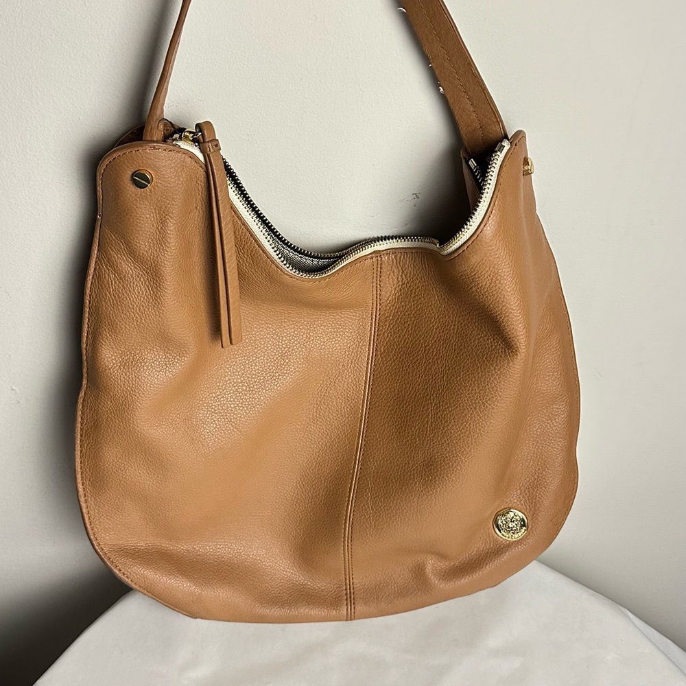Vince Camuto Tan Hobo Bag with Slouchy Silhouette